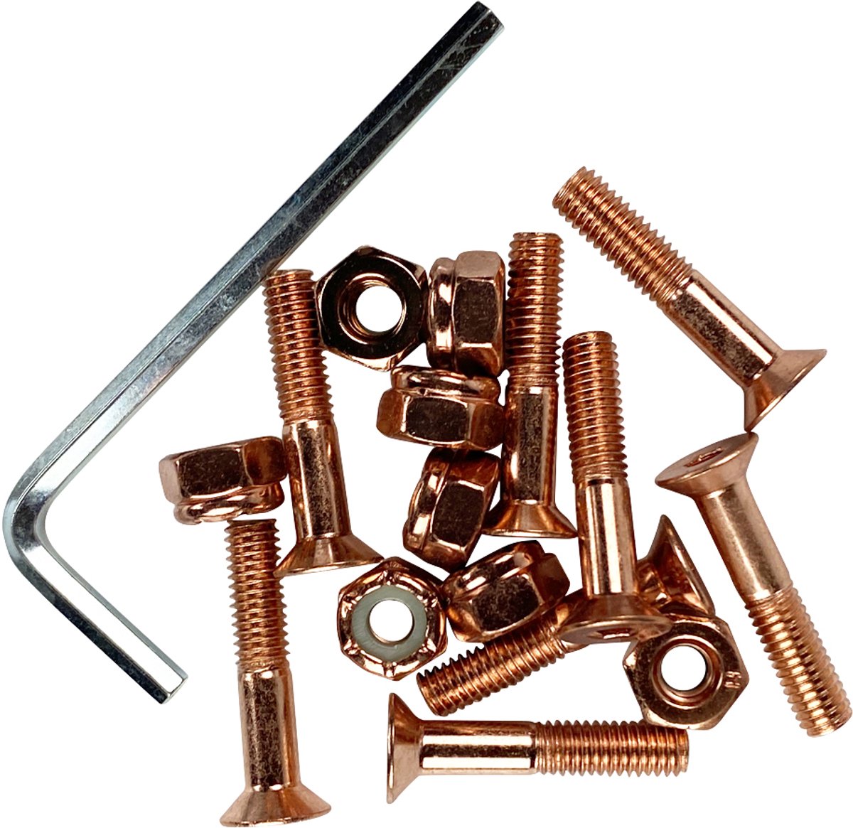 1" Allen anodized hardware (Rose gold) Skateonderdeel kopen online