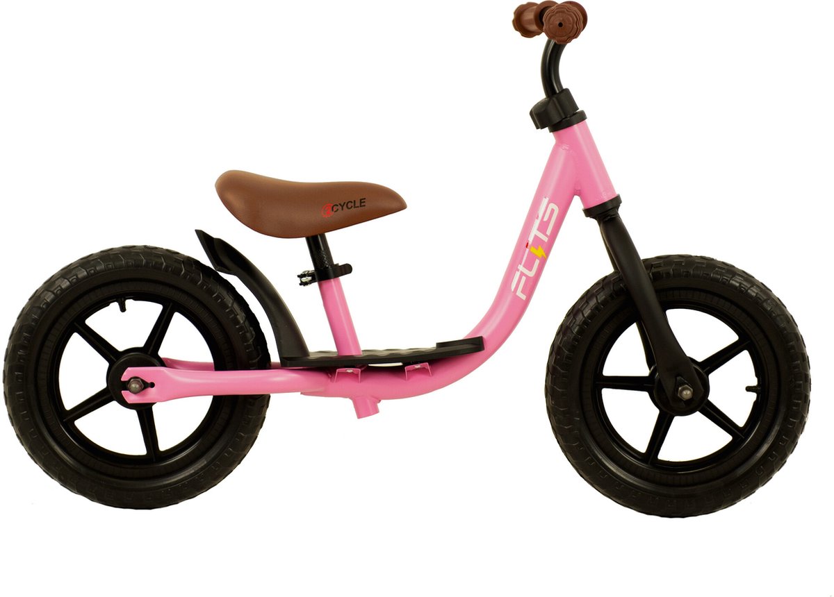 2Cycle Loopfiets - Balance Bike - Jongens en Meisjes - Loopfiets 2 Jaar - Buitenspeelgoed - Mat-Roze Loopfiets kopen online