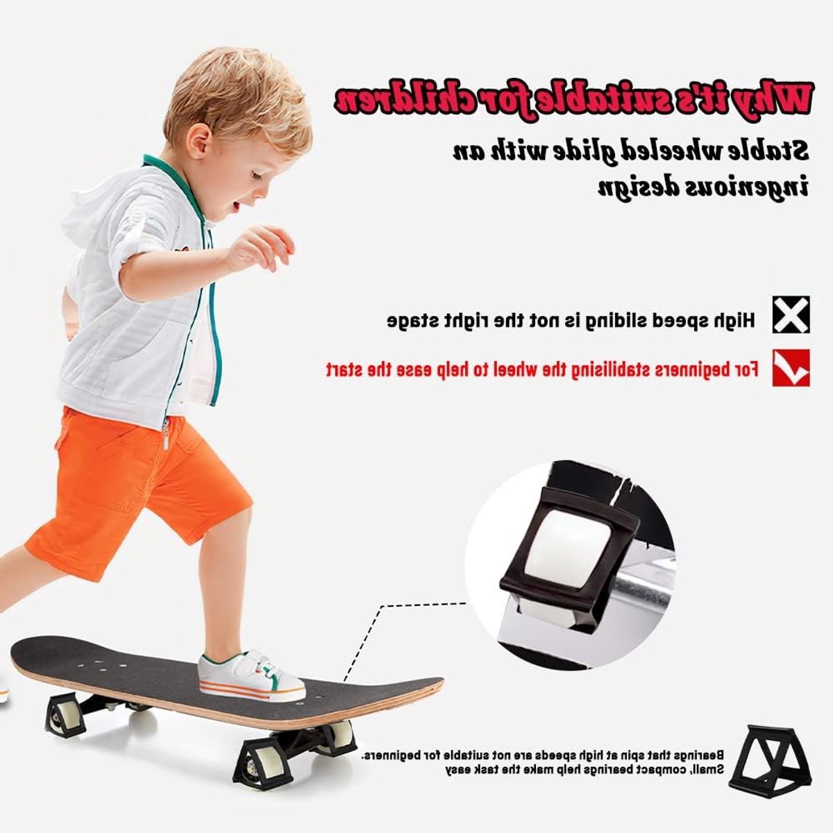 4 delige rubber trick roller trainer set voor longboard onmisbare skate accessoires en cadeaus voor beginners