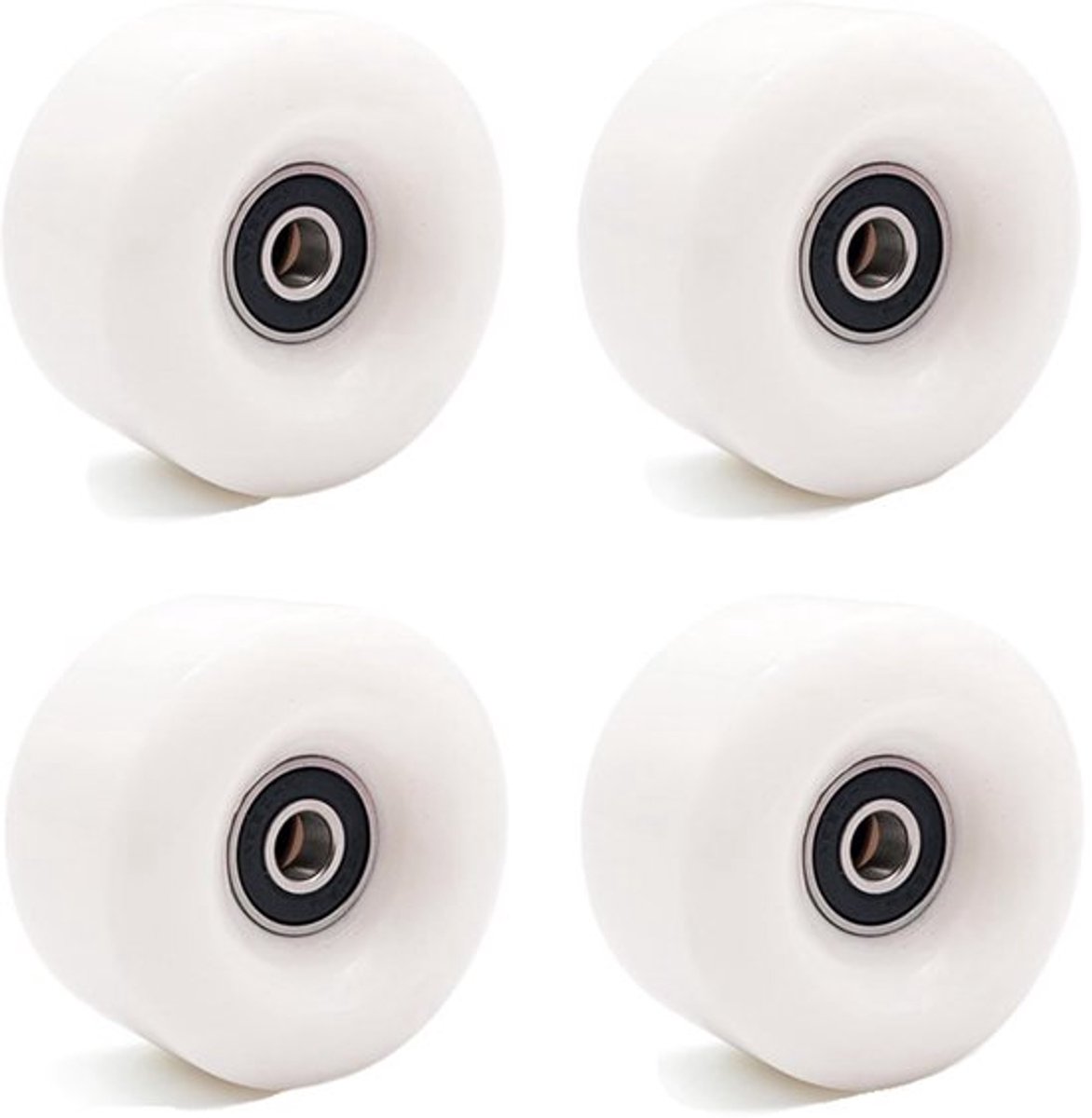 4 stuks dubbele rij rolschaatsen accessoires quad skate vervanging skateboard wielen met lagers rolschaatsen wielen 58 x 32 mm pu slijtvaste wielen voor dubbele rij skate skateboard