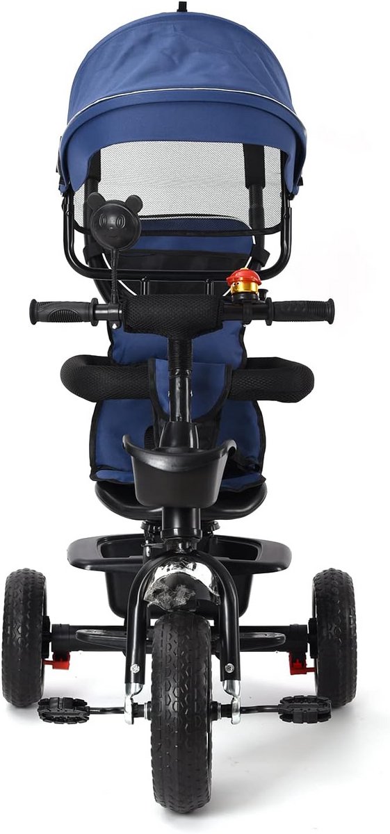 5-in-1 Driewieler - Kinderdriewieler met Duwbeugel - Buiten Spelen - Verstelbare Duwstang - 1-5 Jaar - Blauw Driewieler kopen online