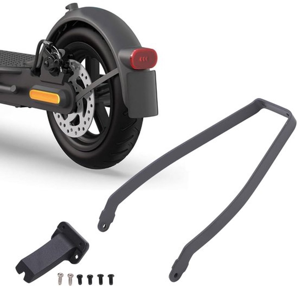 Allecto - Achterspatbord - Beugel voor elektrische scooter - Duurzaam Buitenspeelvoertuigaccessoire kopen online