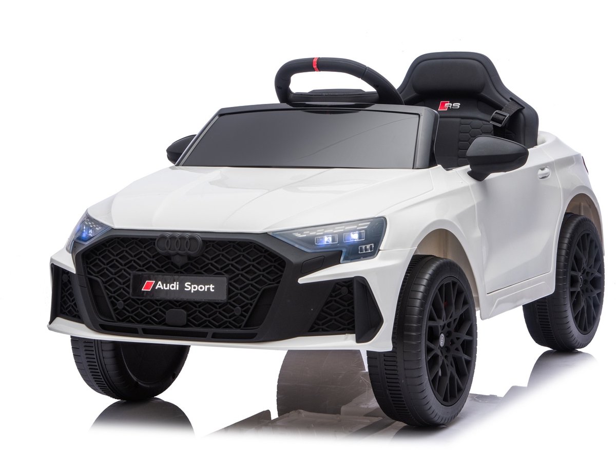 Audi RS3 12V Kinderauto Wit Speelgoedaccuvoertuig kopen online