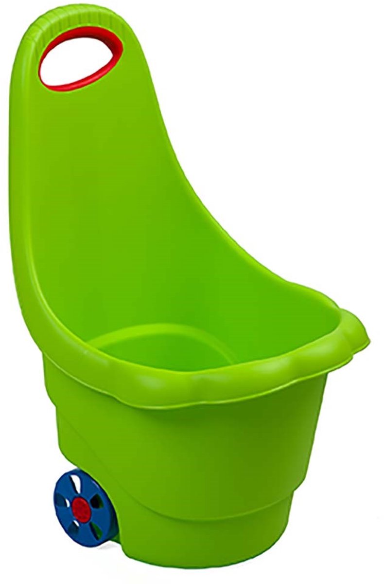bayo daisy kinderkruiwagen 35x42x60 cm groen speelgoedkruiwagen