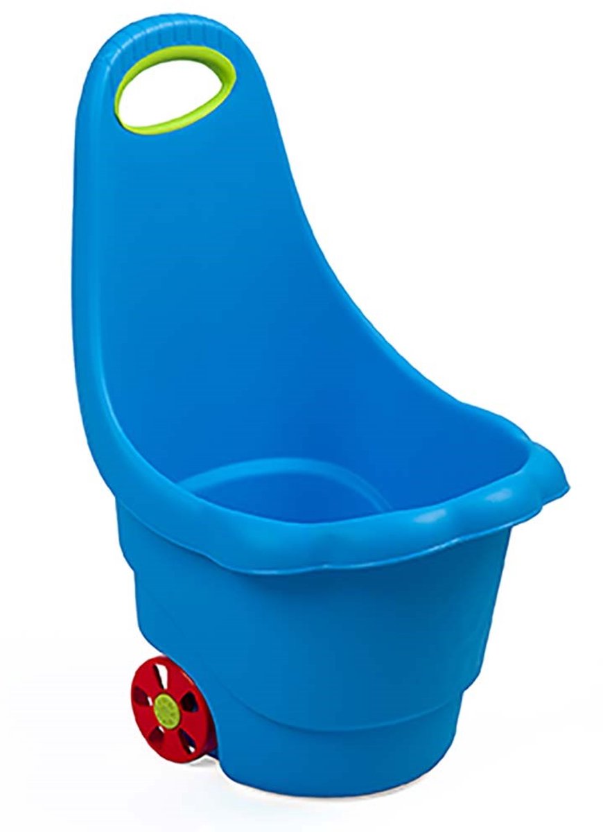 BAYO Daisy speelgoedkruiwagen 35x42x60 cm blauw - Kinderkruiwagen Speelgoedkruiwagen kopen online