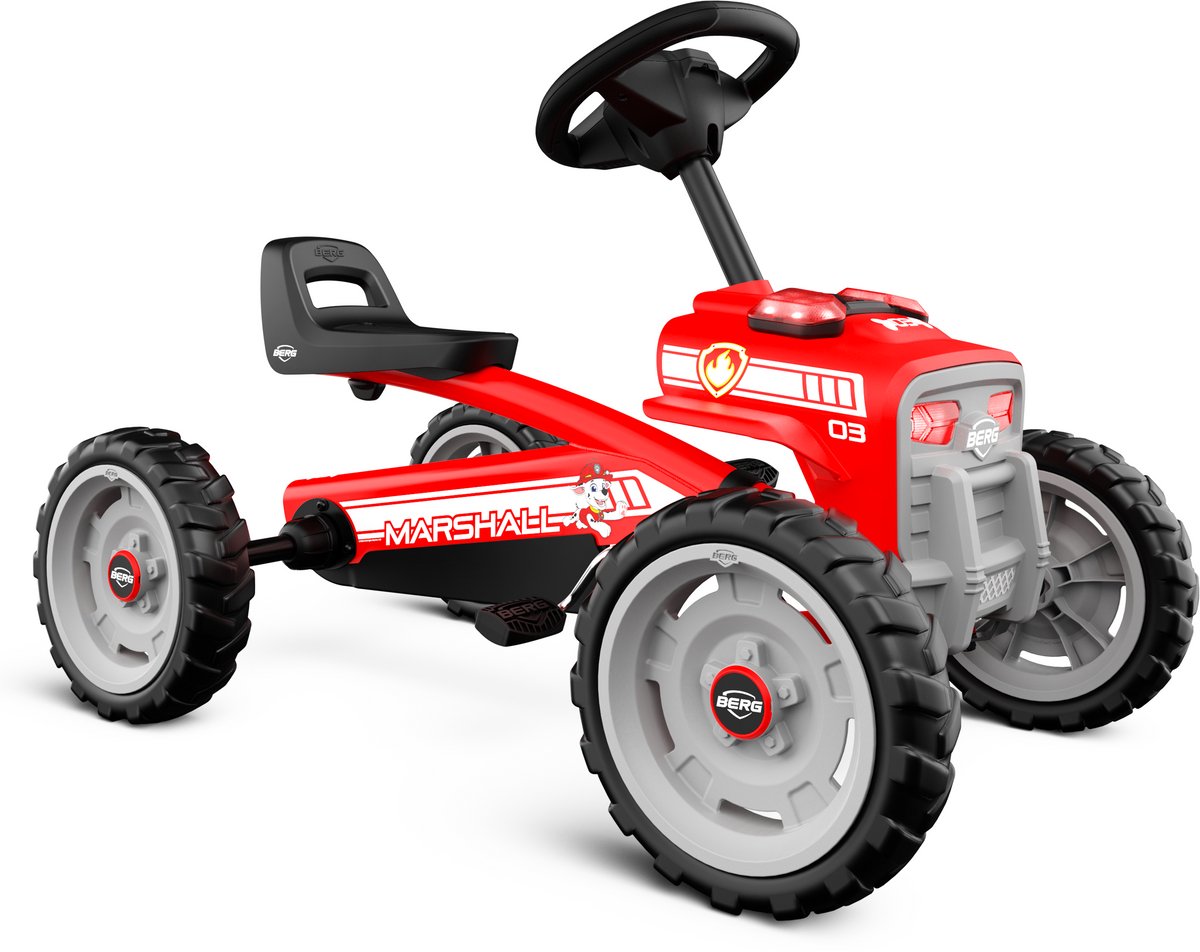 BERG Buzzy PAW Patrol Marshall Skelter - 2+ jaar - Verstelbare Stoel - Anti-lek EVA banden - Rood Skelter kopen online