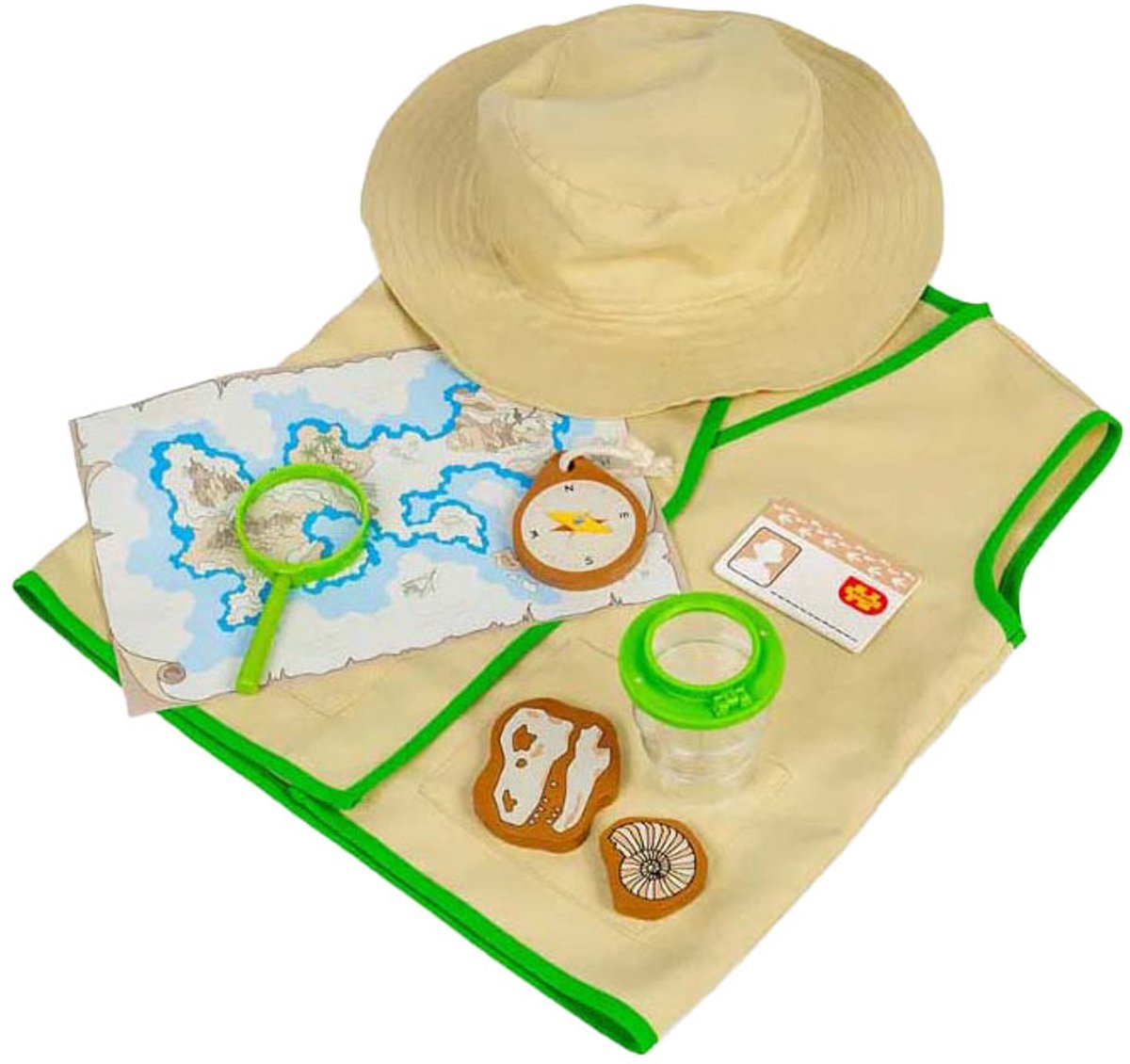 bigjigs ontdekkers verkleedset met accessoires