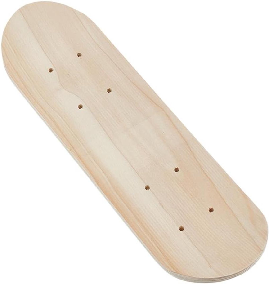 Blank skateboard deck - Houten skateboards - DIY projecten - Natuurlijk hout - 43 x 126 cm - Natuurlijk Skateonderdeel kopen online