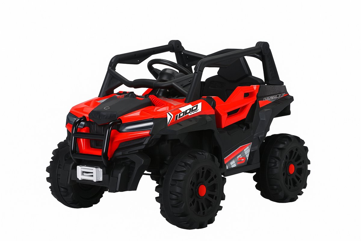buggy 12v kinderauto zwart