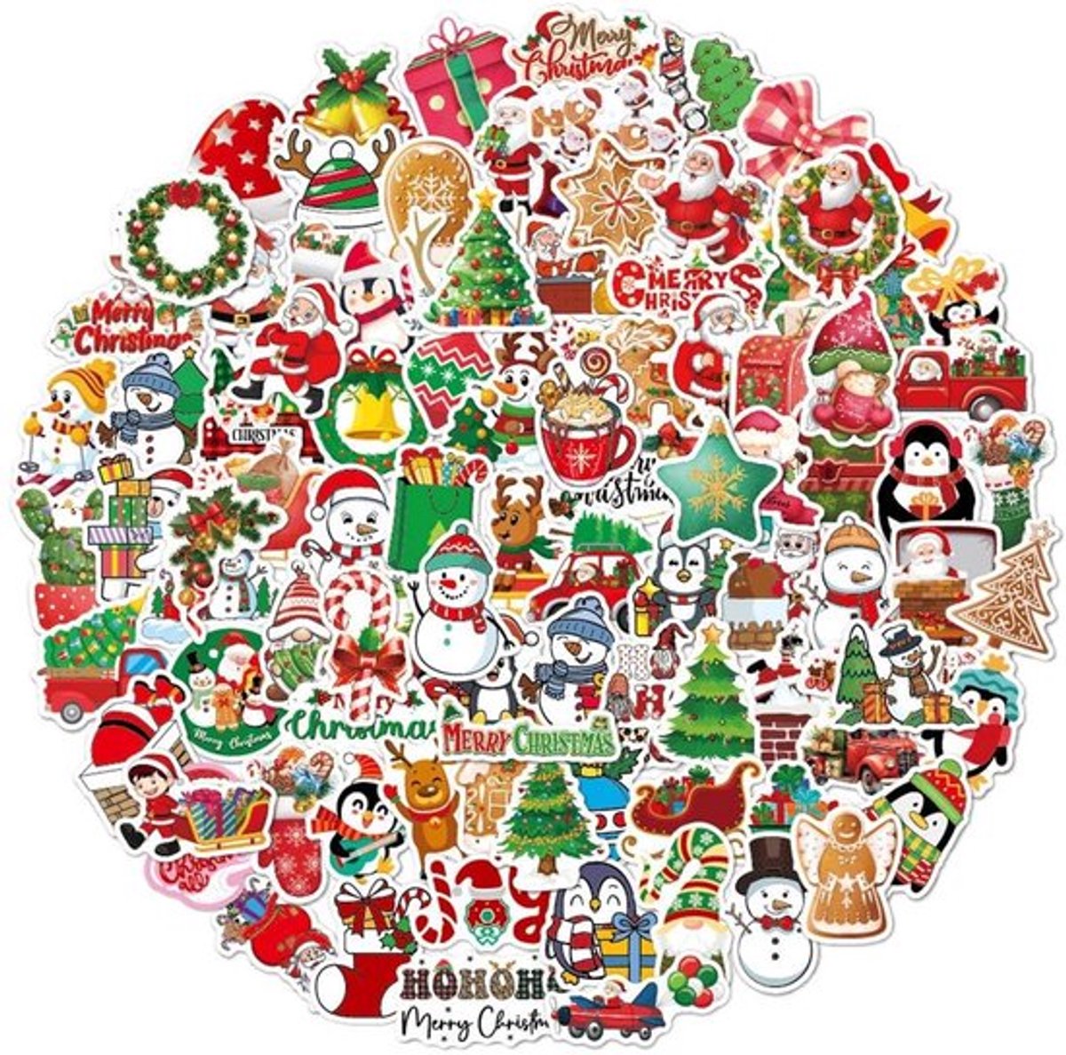 cartoonstickers 100 stuks waterdicht vinyl herbruikbaar voor volwassenen kinderen duurzaam materiaal geen lijmresten stickers