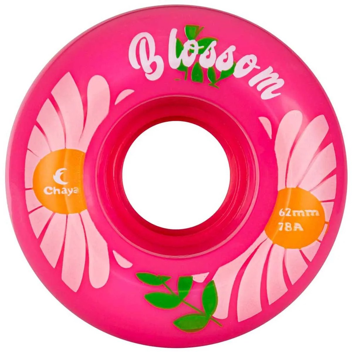 Chaya Blossom 78a Schaatswielen Transparant 62 x 38 mm Skateonderdeel kopen online