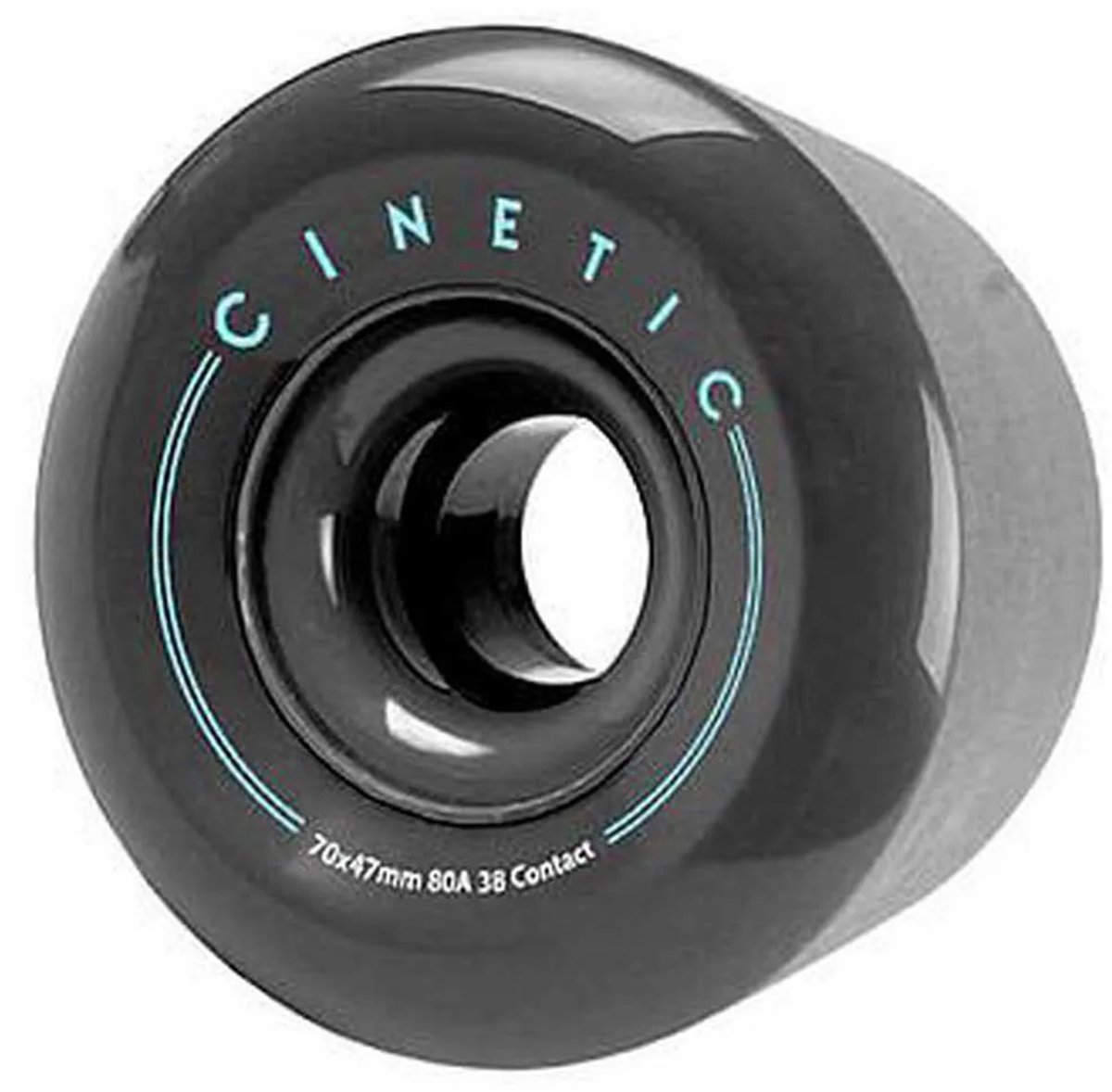 cinetic fractal 70 mmx47 mm 80a skateboardwielen zwart