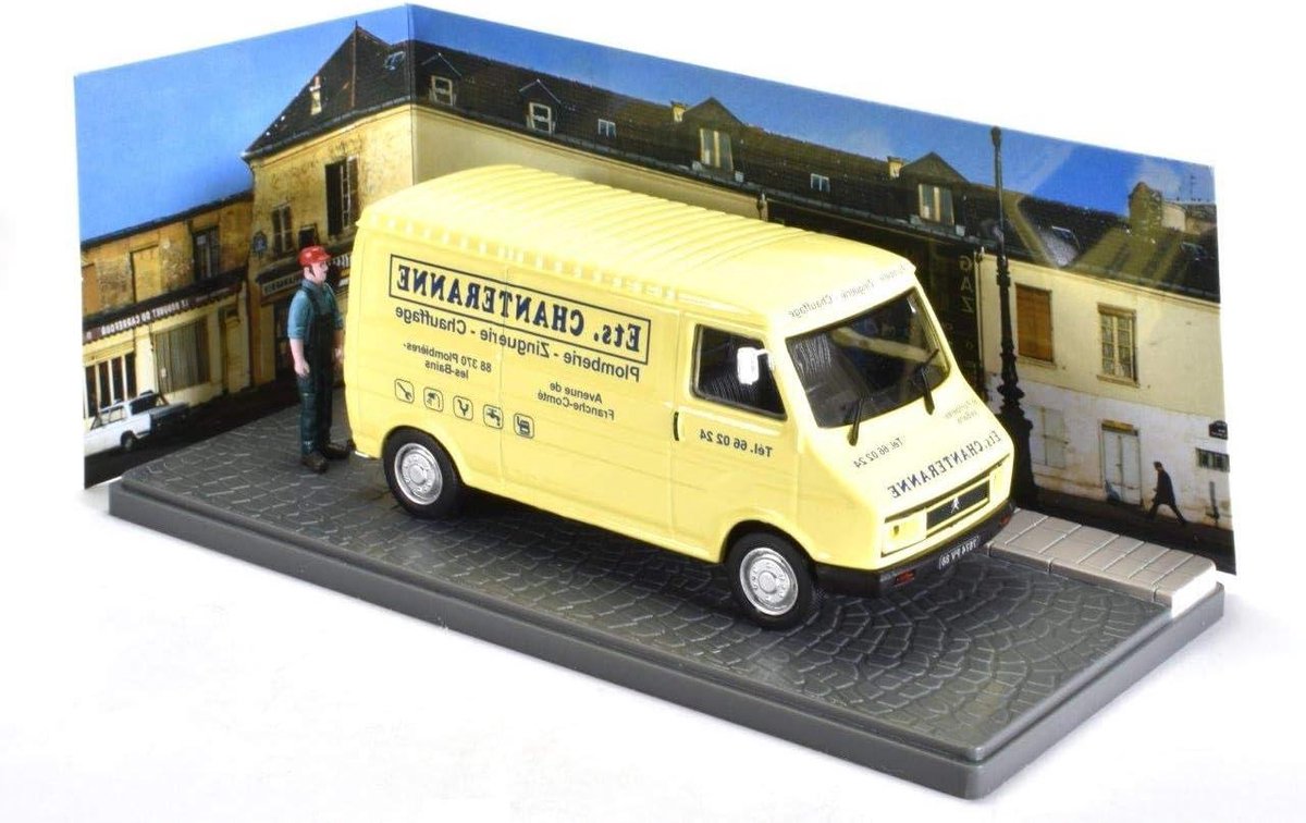 citroen c35 pick up utility van model verzameling zamak metaal 1 43 schaal wit