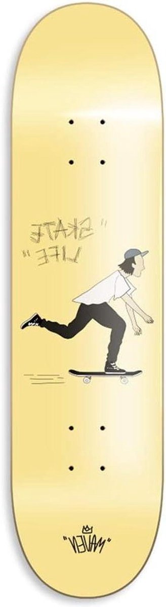 Compleet Skateboard - Beginnersboard - Buitensport - 7 Lagen Esdoorn - 80x20 cm - #4 Skateonderdeel kopen online