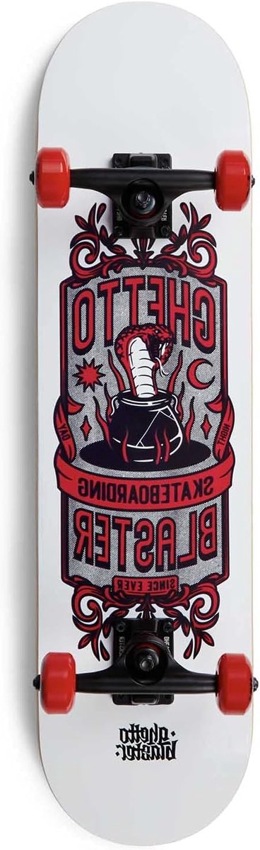 compleet skateboard beginnersboard kinderen straat tricks leren 7 lagen esdoorn dek 7 80 inch kobra rood