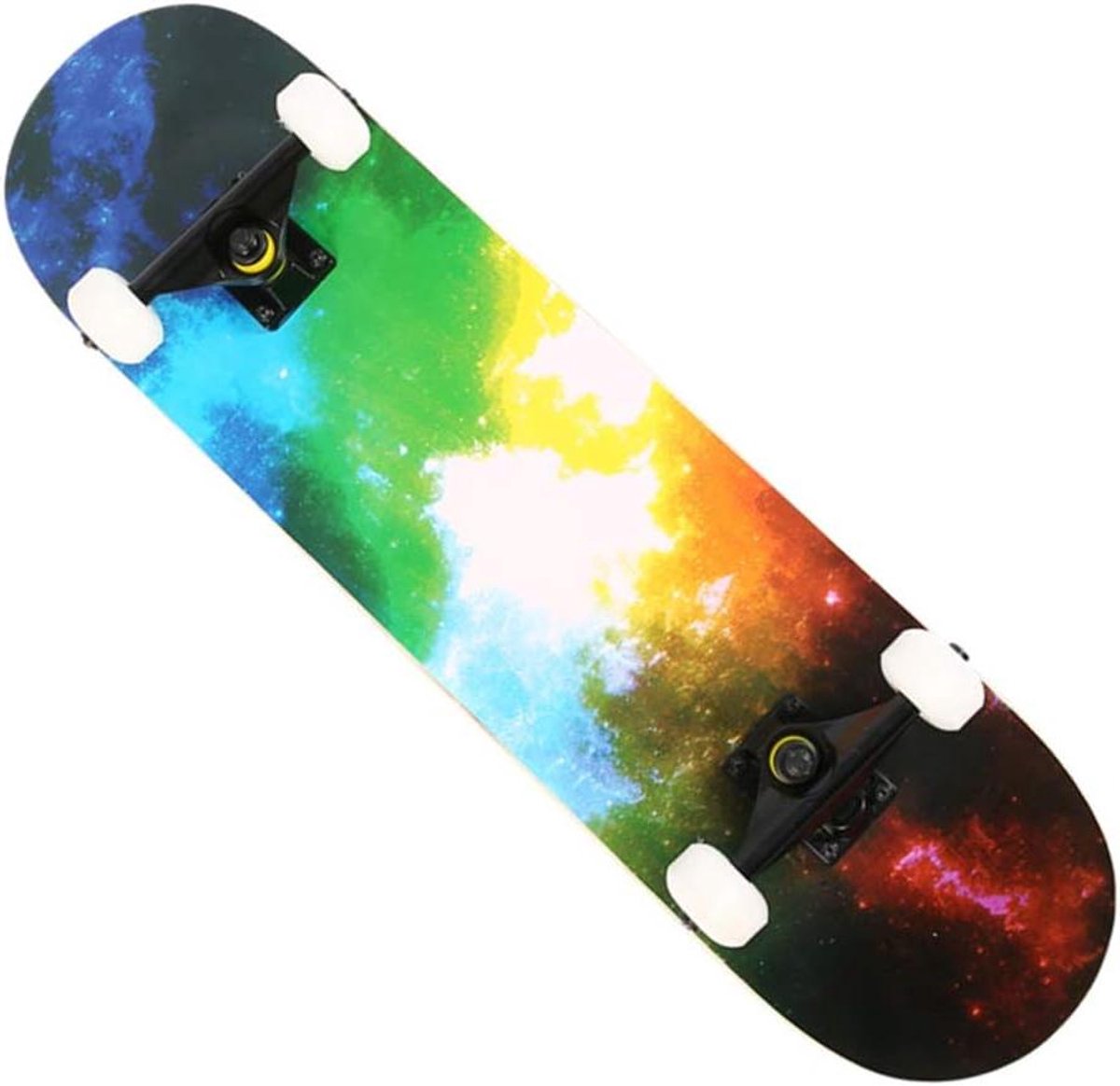 compleet skateboard beginnersboard stunts uitvoeren dubbel kick deck 31x8 inch grijs