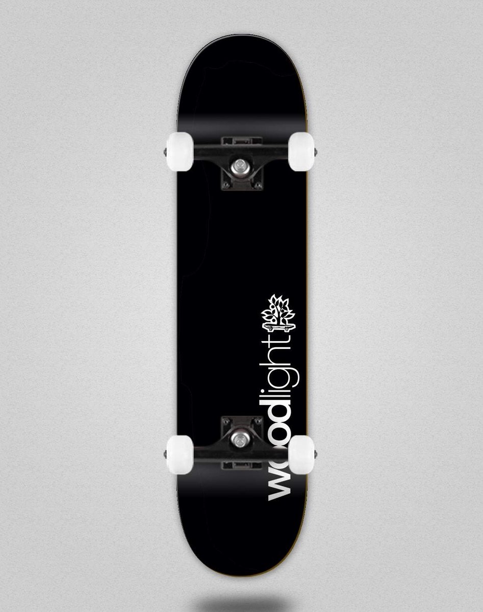 compleet skateboard hout board buiten skate licht basic model 8 0 inch zwart