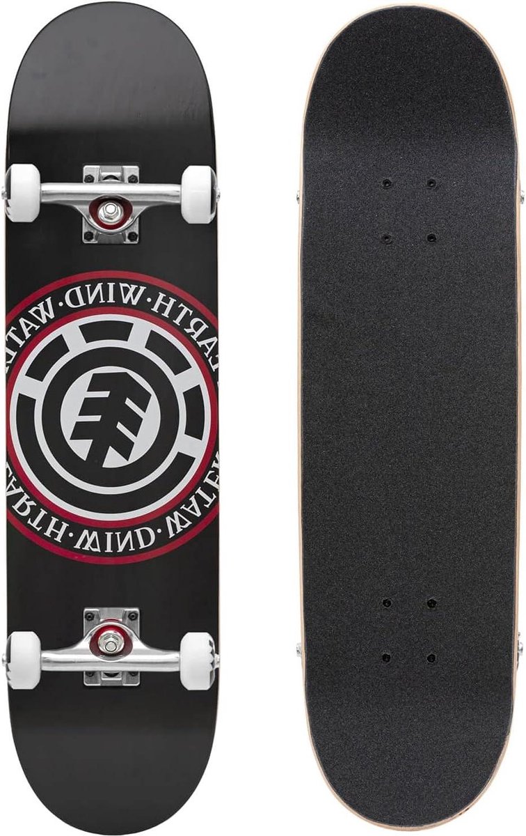 compleet skateboard instap board straat skateboarden hoge kwaliteit onderdelen 8 0 inch zwart rood