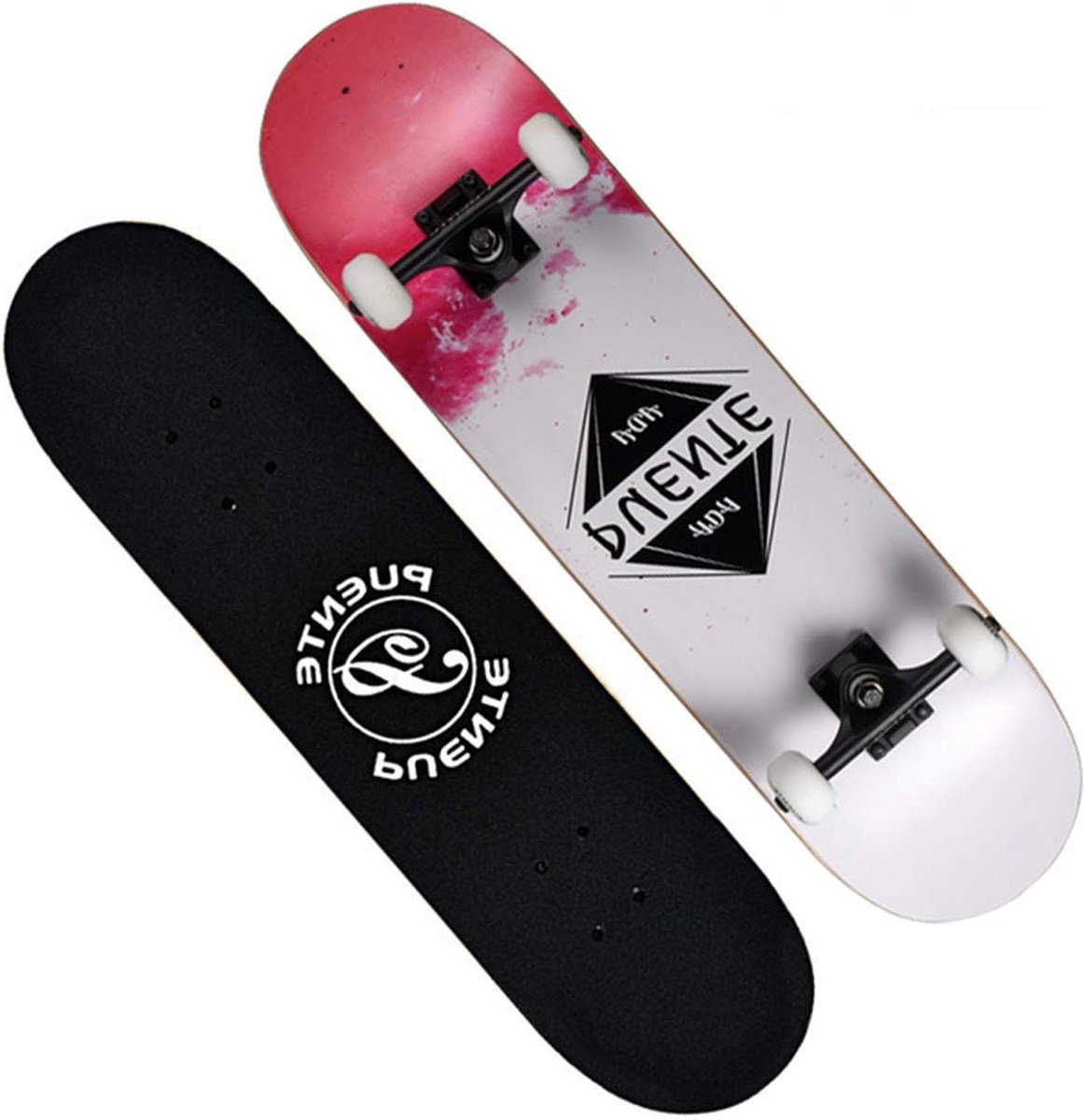 compleet skateboard maple hout board tricks leren 8 laags constructie 31 x 8 inch wit rood