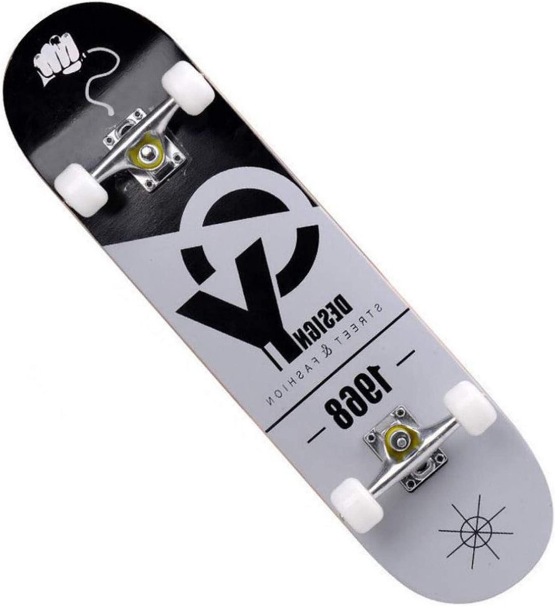 Compleet Skateboard - Maple Wood Board - Buiten Sporten - 7 Lagen Constructie - 31x8 inch - Multi Skateonderdeel kopen online
