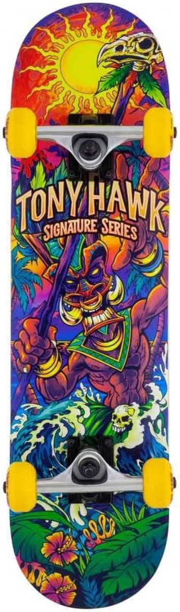 Compleet Skateboard - Mini Board - Buiten Sporten - Hard Rock Maple Deck - 7.25 Inch - Multicolor Skateonderdeel kopen online