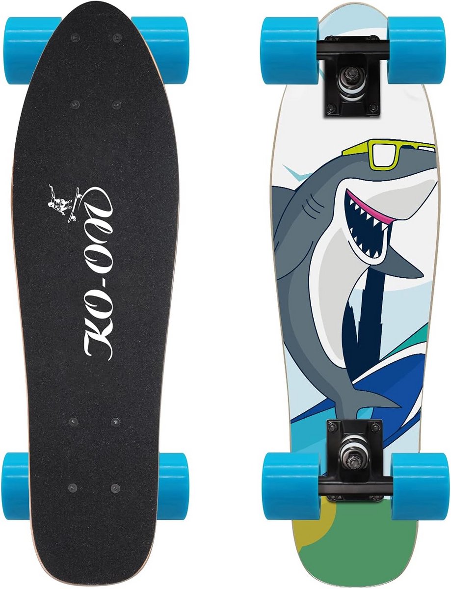 compleet skateboard mini cruiser buiten spelen volledig gemonteerd 22 inch deck diego kaken