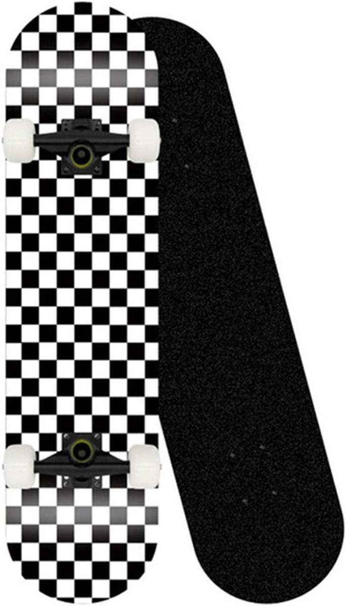 Compleet Skateboard - Skate Board - Buiten Sporten - 7 Laags Esdoorn Deck - 31x8 Inch - Zwart Skateonderdeel kopen online