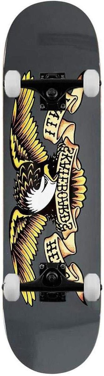 Compleet Skateboard - Skate Dek - Straat Tricks - 7 Laags Esdoorn - 8.25 Inch - Grijs Skateonderdeel kopen online