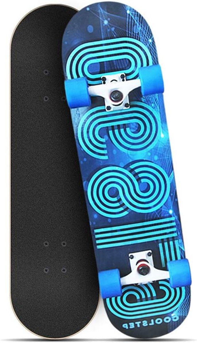 compleet skateboard trick board stunts uitvoeren dubbel kick deck 31 x 8 inch groen