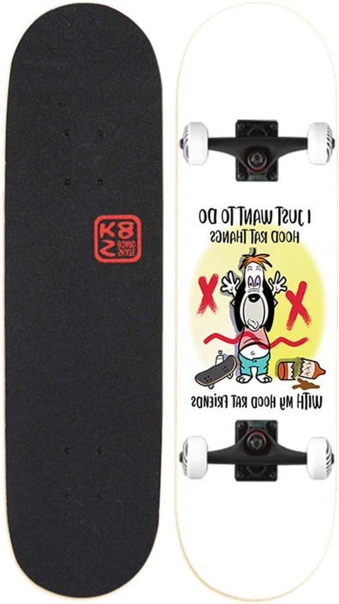 Compleet Skateboard - Trick Board - Trucs Leren - Dubbele Kick Concave - 31 x 8 inch - Niet gespecificeerd Skateonderdeel kopen online