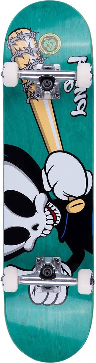 compleet skateboard trickboard straat skateboarden antislip grip 775 inch breed groen