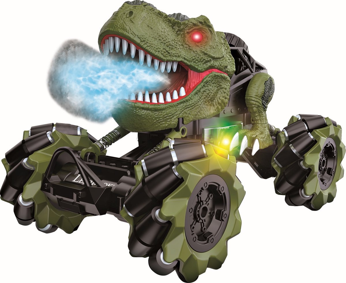 CROSSLANDER® Tirex, multidirectionele drift met licht- en dino-geluidseffecten Speelgoedaccuvoertuig kopen online