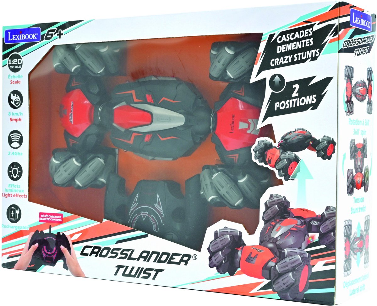 crosslander twist 360 spin met lichteffecten