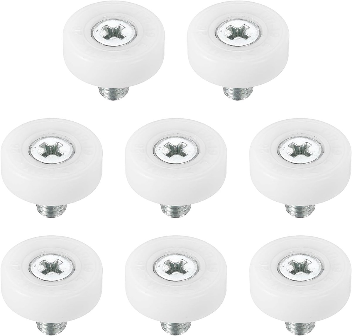 Dailygoods - 19mm Ladewielen - 8 Stuks Duurzame Plastic Vervangwielen met Kleine Pulley Skateonderdeel kopen online