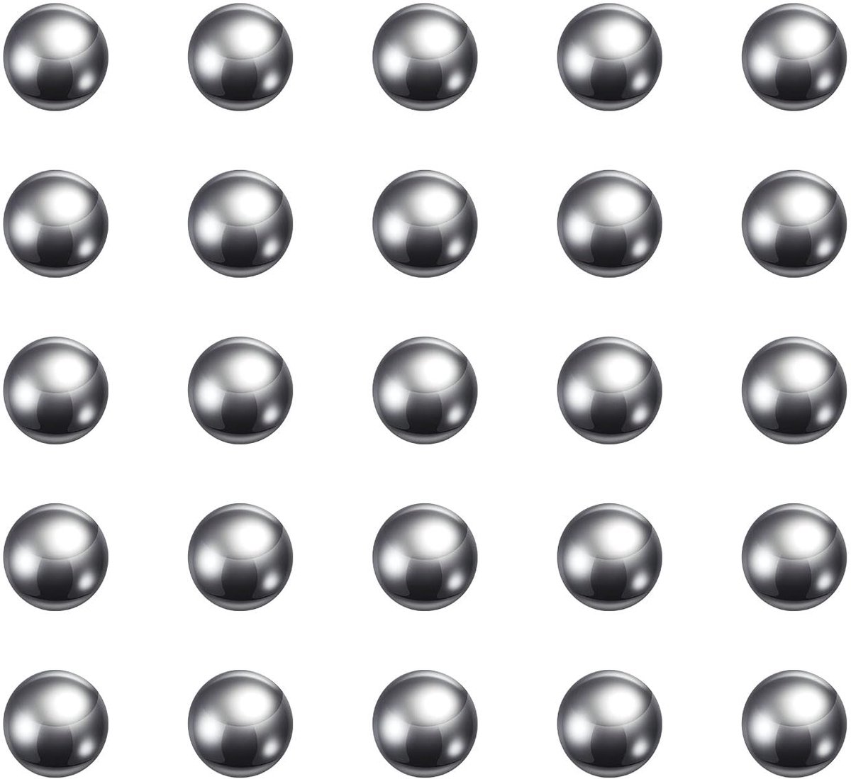 Dailygoods - 60 Stuks Precisieballen 3/16" Diameter van 440C Skateonderdeel kopen online