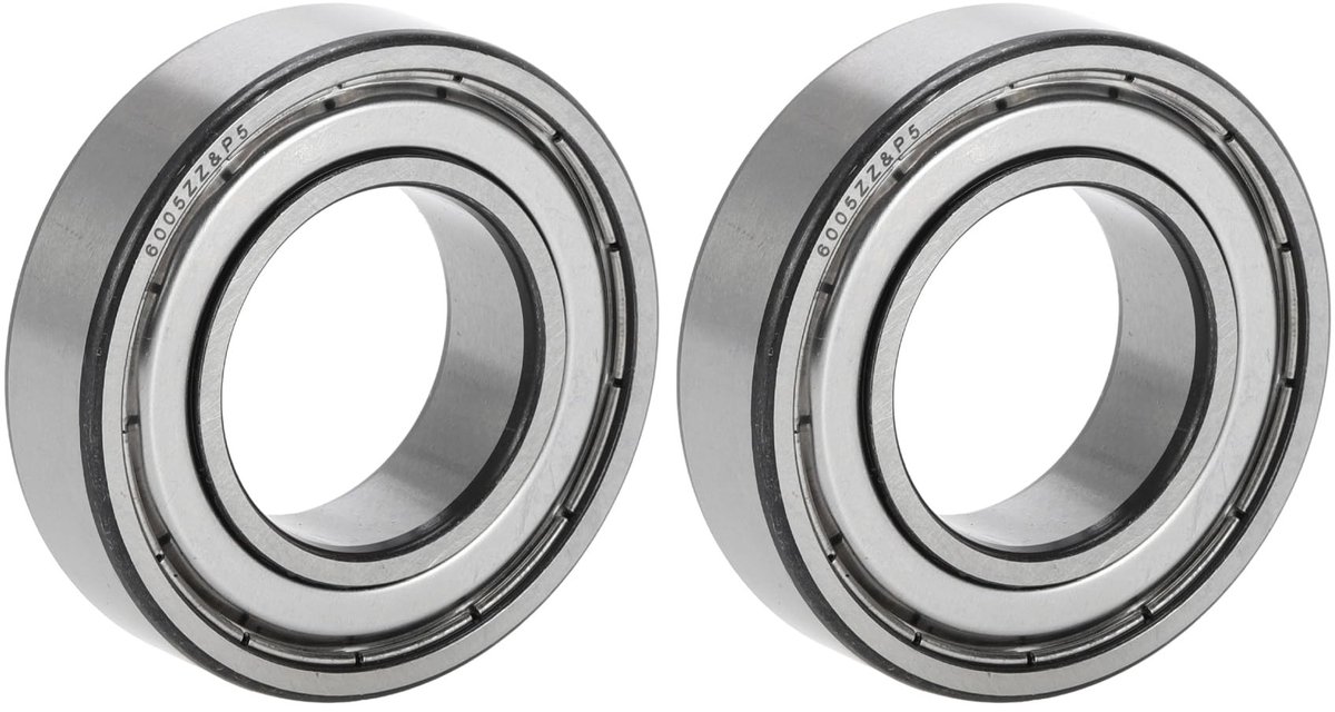 dailygoods diepe groefkogellagers p5 25x47x12mm set van 2