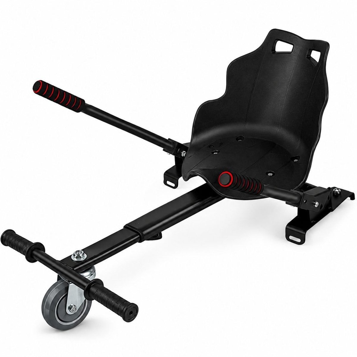 Dailygoods- Hoverboard Go Kart - Verstelbare Zitplaats - Stevige Hoverkart Conversion Kit - Geschikt voor 6.5/8/10 Inch Hoverboards - Duurzame Constructie - 360° Voorwielbesturing Step kopen online