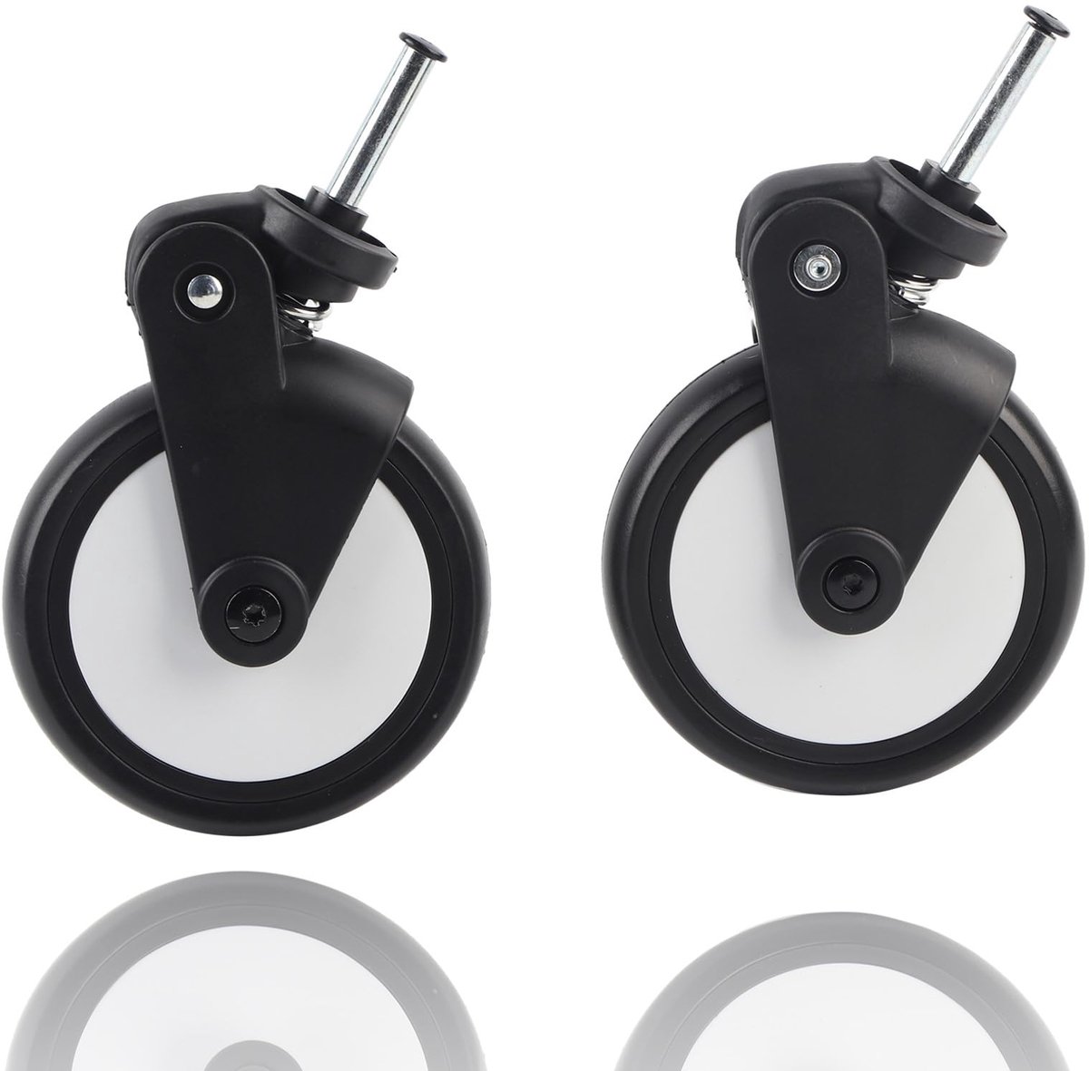 dailygoods rubber wielen voor buggy s universele vervangingsset