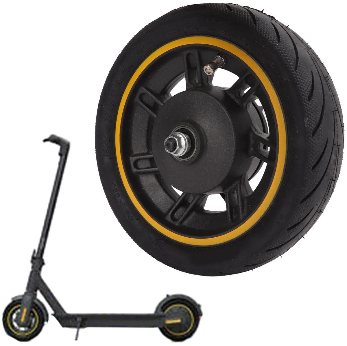dailygoody g30 velg 10 inch voorwiel robuust en duurzaam vervangingsband geschikt voor 9 g30 elektrische scooter