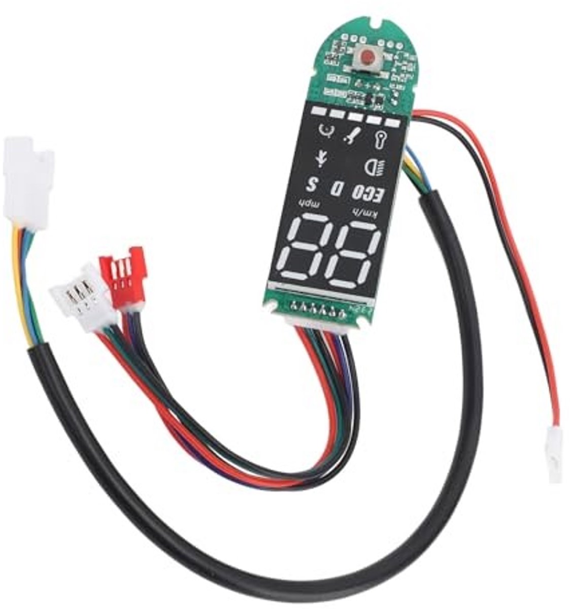 Dailygoody - Vervanging Dashboard Elektrische Step - LCD-Display - Robuuste Constructie - 13 x 8 x 4 cm - Onderdelen Elektrische Step - Duurzaam Buitenspeelvoertuigaccessoire kopen online