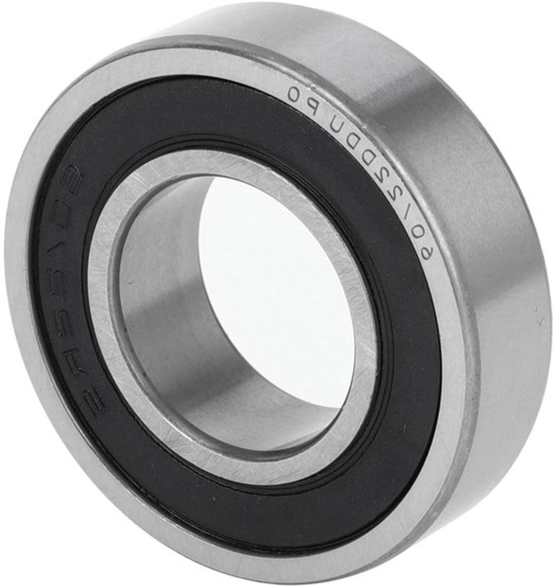 diepe groef kogellagers p0 kogellagers gesmeerde lagers dubbele rubber afdichting zwart zilveren toon scooter skateboard wiel geschikt voor 60 22ddu 22x44x12mm