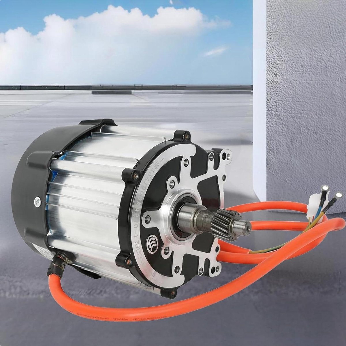 Differentieelmotor - Borstelloze motor - Driewieler upgrade - Zuiver koperen spoel - 1500W 48V - Zwart Loopmotor kopen online