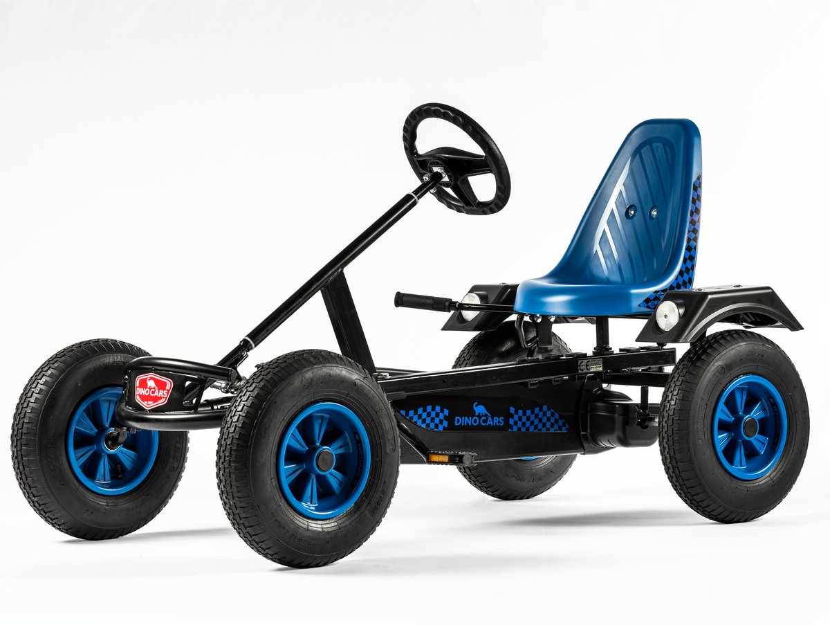 DINO Cars Skelter Sport – Zwart/Blauw – Skelter Vanaf 5 Jaar – Verstelbare Stoel – Stoere Skelter Skelter kopen online