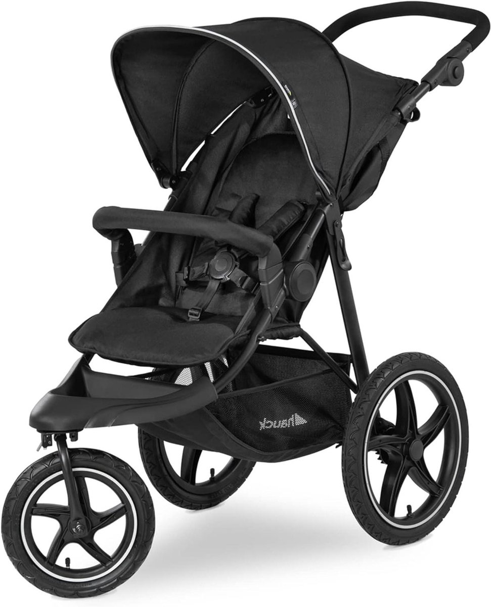 Driewieler Buggy - All-terrain Kinderwagen - Comfortabel Reizen - Extra Grote Luchtbanden - Tot 25 kg - Zwart Driewieler kopen online