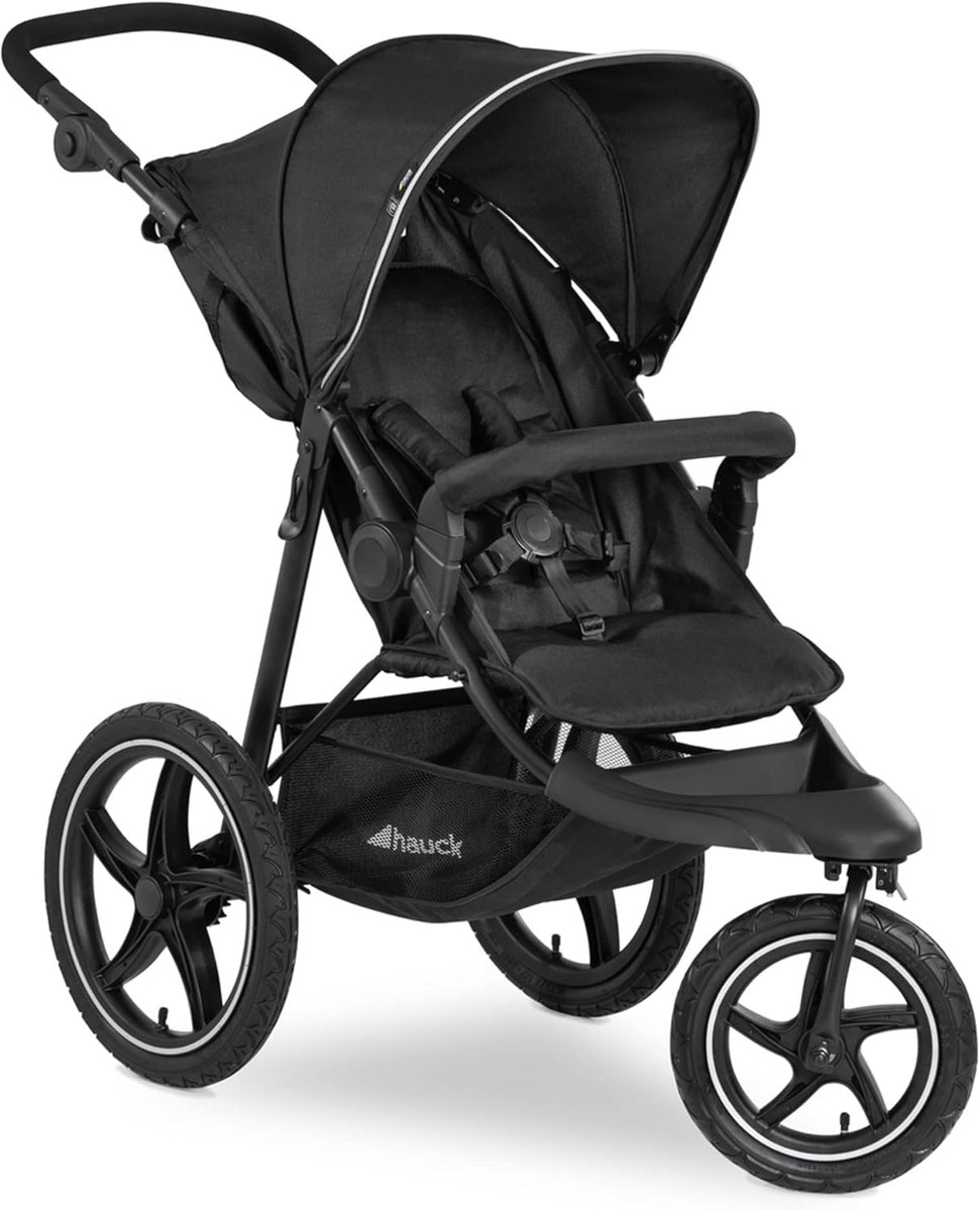Driewieler Buggy - Kinderwagen Offroad - Buiten Ontdekken - Grote Luchtbanden - Tot 25 kg - Zwart Driewieler kopen online
