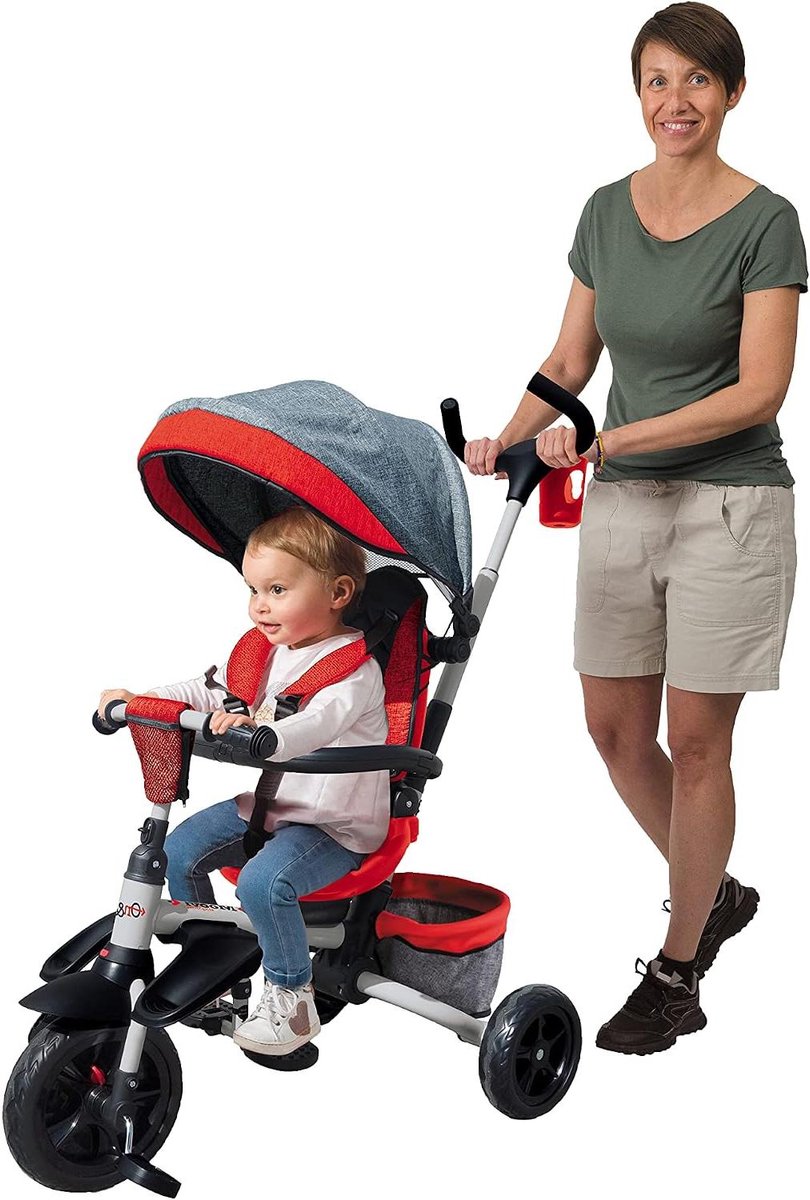 driewieler kinderfiets buiten spelen multifunctioneel 12 maanden tot 5 jaar rood