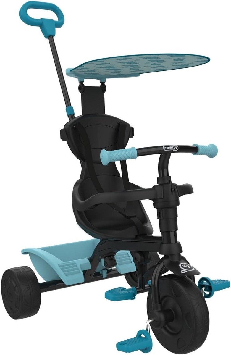 Driewieler - Kindervoertuig - Ontdekkingstocht - 4-in-1 aanpasbaar - 885 x 48 x 101 cm - Groen Driewieler kopen online