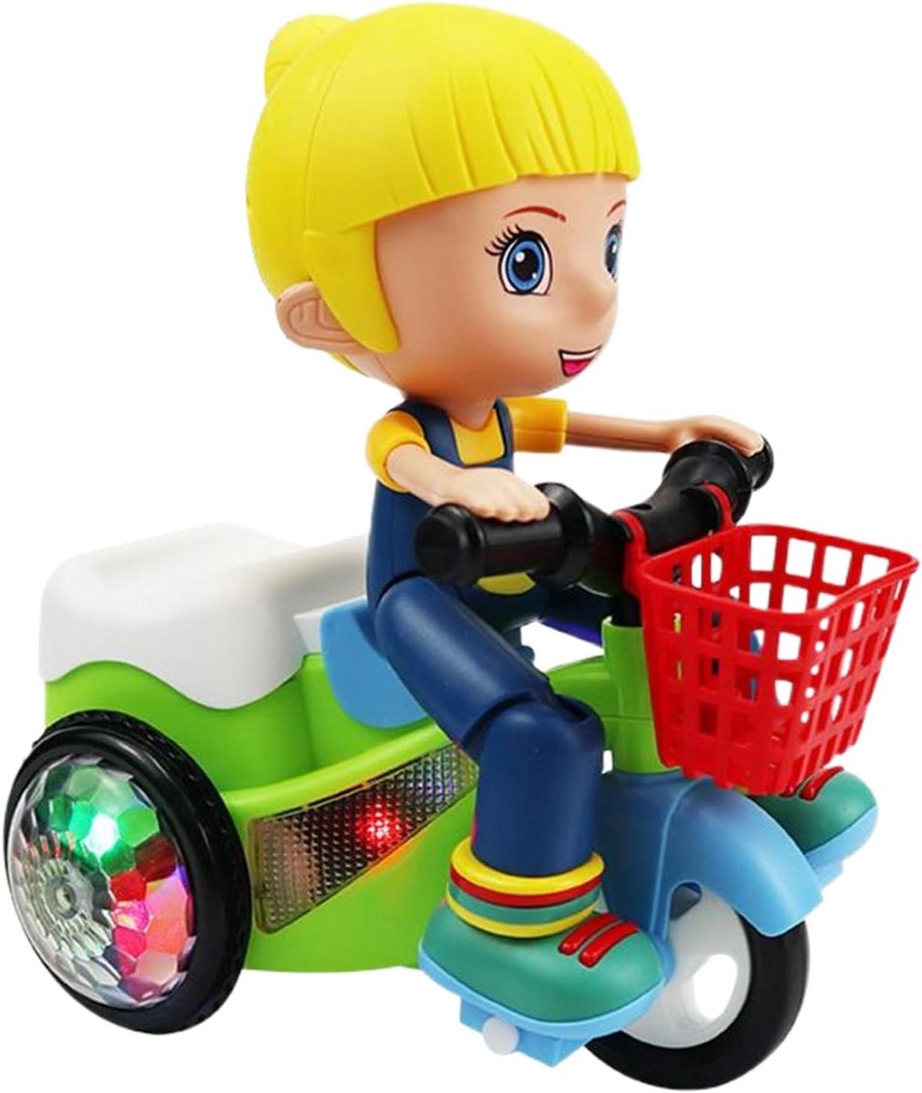 Driewieler Speelgoed - Dansende Auto - Interactief Spelen - 360 Graden Draaiend - 175 x 16 x 12 cm - Multicolor Driewieler kopen online