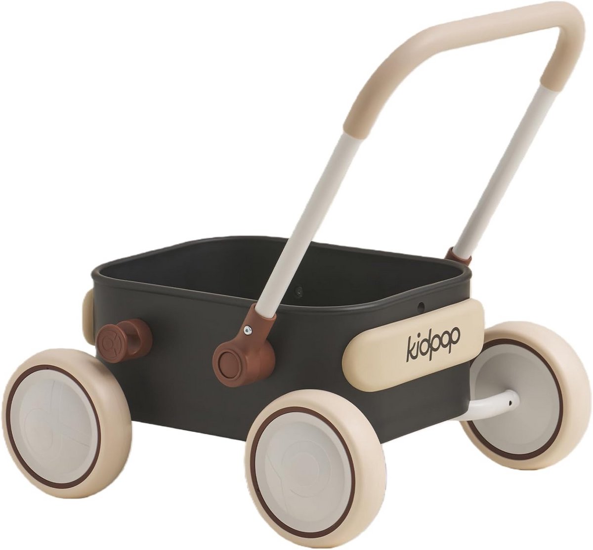 duw en trekwagen voor baby s peuter wagon voor eerste stapjes babyspeelgoed 6 12 maanden verjaardagscadeaus binnen en buiten zwart