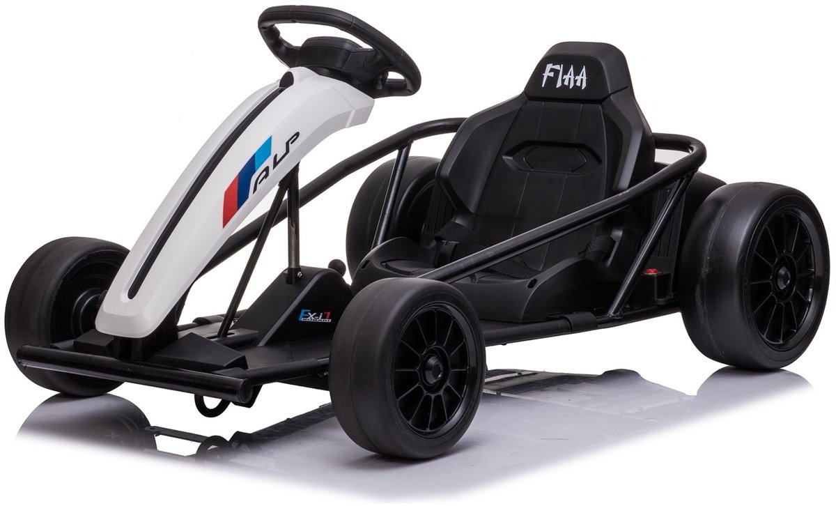 elektrische kinder drift kart 24v wit